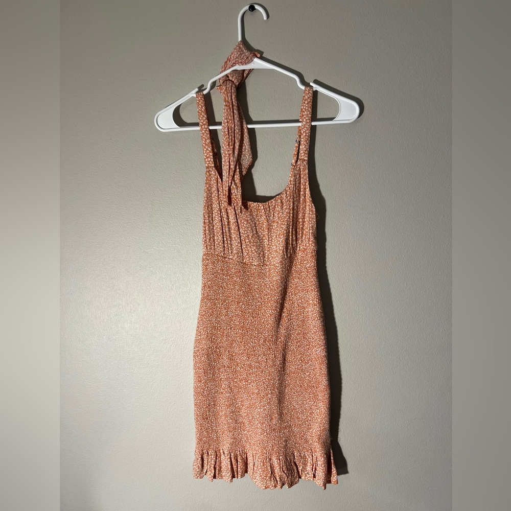 Abercrombie & Fitch Sparkling floral smocked Mini Dress